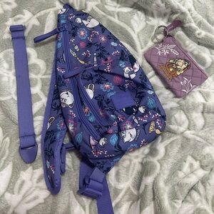 Vera Bradley Sling bag with matching ID zip case